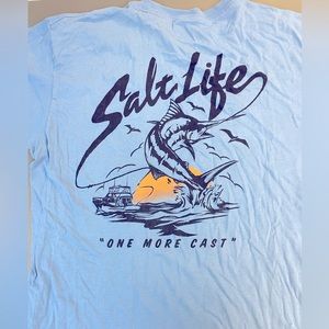 Salt Life T-Shirt Size M “One More Cast’